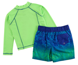 Thumbnail 2: Body Glove Little Boys 2 Pc Swim Trunks Set 