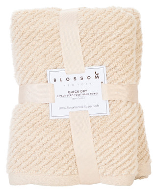 Thumbnail 1: Blossom New York  2 Pk Quick Dry Hand Towels  