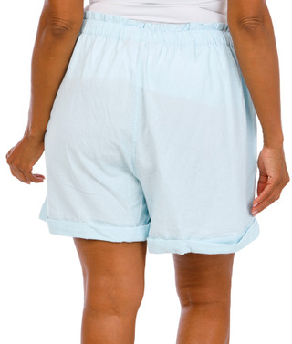 Thumbnail 2: Lands End Women's Plus Solid Cuff Shorts  