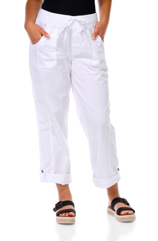Thumbnail 1: Dash Women's Solid Knit Waist Pants  