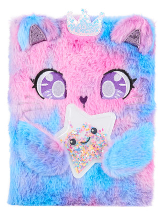 Thumbnail 1: Fuzzy Princess Cat Notebook 