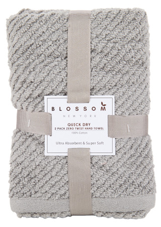 Thumbnail 1: Blossom New York  2 Pk Quick Dry Hand Towels  