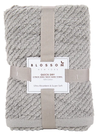 Thumbnail 1: Blossom New York  2 Pk Quick Dry Hand Towels  