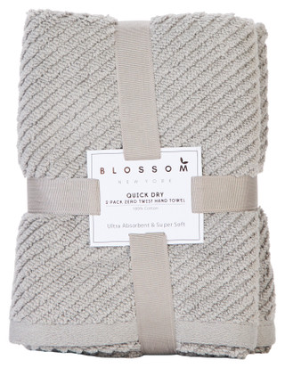Thumbnail 2: Blossom New York  2 Pk Quick Dry Hand Towels  