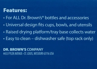Thumbnail 2: Dr. Brown's Folding Baby Bottle Drying Rack  