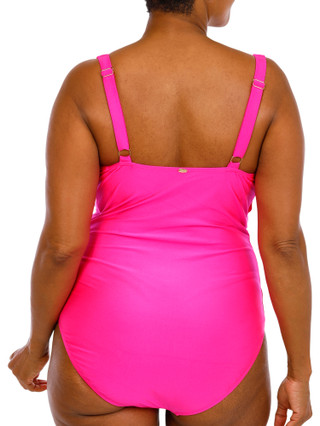 Thumbnail 2: Betsey Johnson Women's Plus Bandeau Swimsuit  