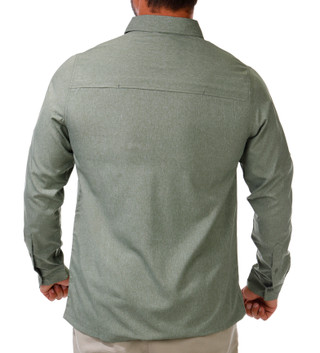 Thumbnail 2: COSTA Men's Performance Technical Button Down Long Sleeve Shirt 