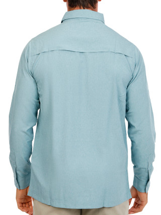 Thumbnail 2: COSTA Men's Performance Technical Button Down Long Sleeve Shirt 