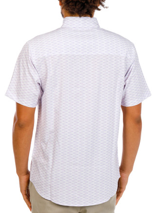 Thumbnail 2: Anglr Men's Short Sleeve Print Button Down Shirt 