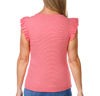 Thumbnail 2: TRUTH Women's Ruffle Sleeve Top 