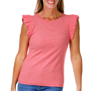 Thumbnail 1: TRUTH Women's Ruffle Sleeve Top 