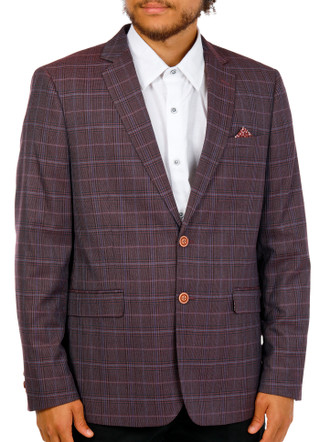 Thumbnail 1: Nautica Men's Plaid Sportscoat 
