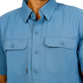 Thumbnail 3: Dri Duck Men's Short Sleeve Button Down Shirt 