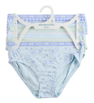 Thumbnail 1: Aeropostale Girls 5 Pk Print Brief Panties Set 