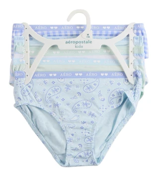 Thumbnail 1: Aeropostale Girls 5 Pk Print Brief Panties Set 