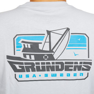 Thumbnail 3: GRUNDENS Men's Commercial Boat T-Shirt 