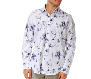 Thumbnail 2: ROBERT GRAHAM Men's Long Sleeve Printed Button Down Shirt 