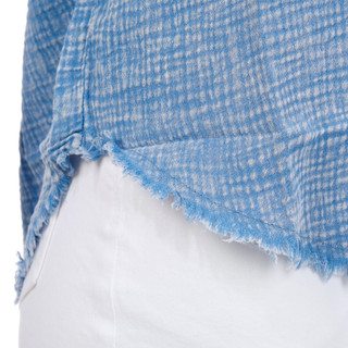 Thumbnail 3: FLAG & ANTHEM Women's Long Sleeve Gauze Boyfriend Button Down Top 