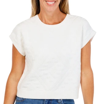 Thumbnail 1: FLAG & ANTHEM Womens Short Sleeve Southwest Sweater Tee 