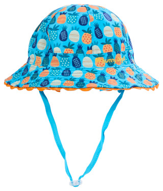 Thumbnail 1: Sun N' Sand Baby Girl's UPF Pineapple Sun Protection Hat 