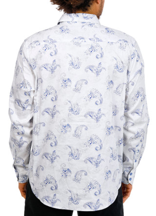 Thumbnail 3: ROBERT GRAHAM Men's Long Sleeve Ramsey Embroidered Shirt 
