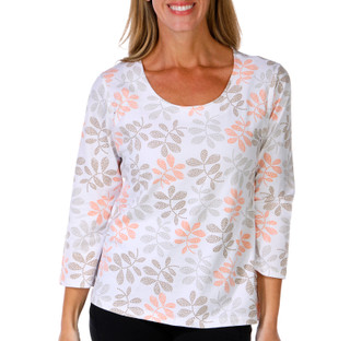 Thumbnail 1: Hearts of Palm Women's 3/4 Sleeve Top 