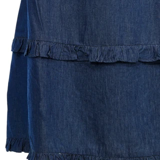Thumbnail 2: Cupio Women's Chambray Tiered Maxi Skirt 