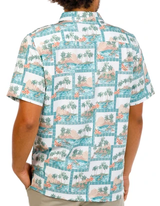 Thumbnail 2: Caribbean Joe Men's Short Sleeve Button Down Shirt 