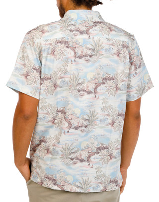 Thumbnail 1: Caribbean Joe Men's Short Sleeve Tech Woven Button Down Shirt 