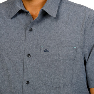 Thumbnail 2: Quiksilver Waterman Men's Short Sleeve Tech Button Down Shirt 