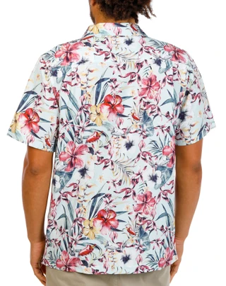 Thumbnail 2: Caribbean Joe Men's Short Sleeve Button Down Shirt 