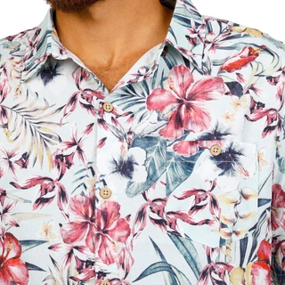 Thumbnail 3: Caribbean Joe Men's Short Sleeve Button Down Shirt 