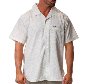 Thumbnail 1: COSTA  Men's Camp Tech Woven Printed Button-Down Shirt 