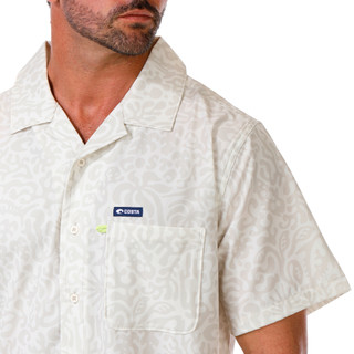 Thumbnail 2: COSTA  Men's Camp Tech Woven Printed Button-Down Shirt 