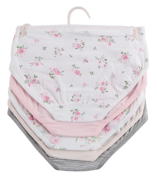 Thumbnail 3: Laura Ashley Girls 5 Pk Brief Panties Set 