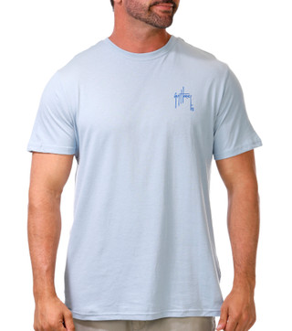 Thumbnail 1: Guy Harvey Men's Offshore Yellowfin Short Sleeve Graphic T-Shirt 
