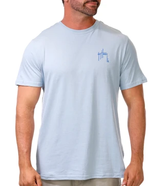 Thumbnail 1: Guy Harvey Men's Offshore Yellowfin Short Sleeve Graphic T-Shirt 