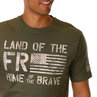 Thumbnail 3: Buck Wear Men's Land of the Free Graphic T-Shirt 