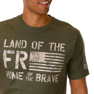 Thumbnail 3: Buck Wear Men's Land of the Free Graphic T-Shirt 