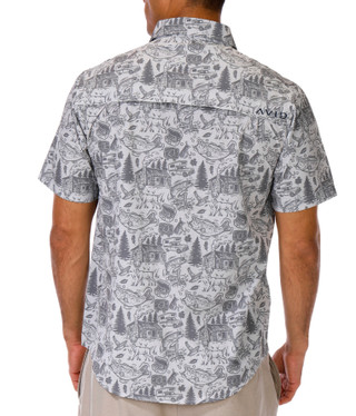 Thumbnail 2: AVID Men's Cabo Uplands Short Sleeve Button-Down Shirt 