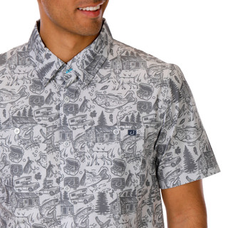 Thumbnail 3: AVID Men's Cabo Uplands Short Sleeve Button-Down Shirt 