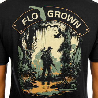 Thumbnail 2: FloGrown Men's Swamp Man Graphic T-Shirt 