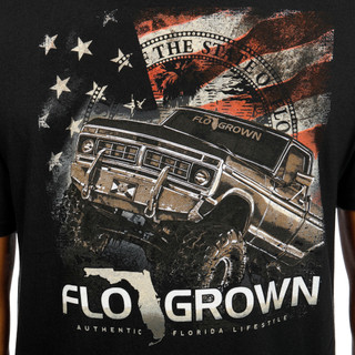 Thumbnail 3: FloGrown Men's Mud Truck Graphic T-Shirt 