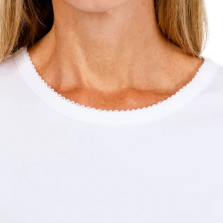 Thumbnail 2: Coral Bay Petite Short Sleeve Crew Neck Cotton Tee 