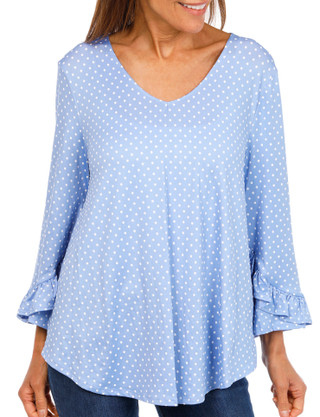 Thumbnail 1: Ruby Road Women's 3/4 Sleeve V-Neck Top 