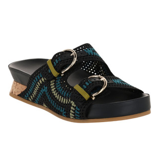 Thumbnail 1: FERRAGAMO Womens Shaula Crochet Sandals 