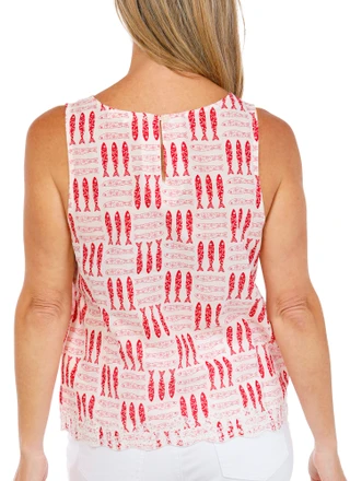 Thumbnail 3: C&C California Women's Sleeveless Lightweight Cotton Top 
