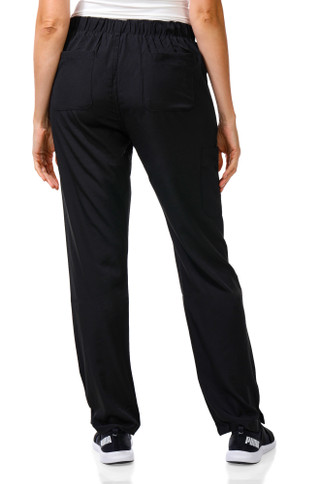 Thumbnail 2: Revel Women's Premium Stretch Drawstring Scrub Pants 