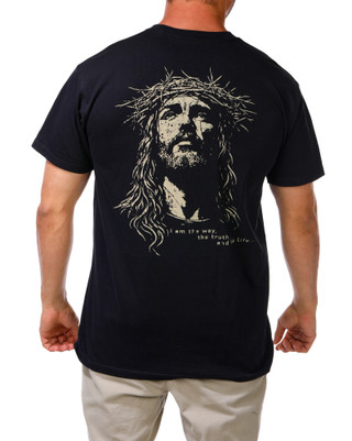 Thumbnail 1: Inspired Culture Men's Inspiring Message Graphic Tee 