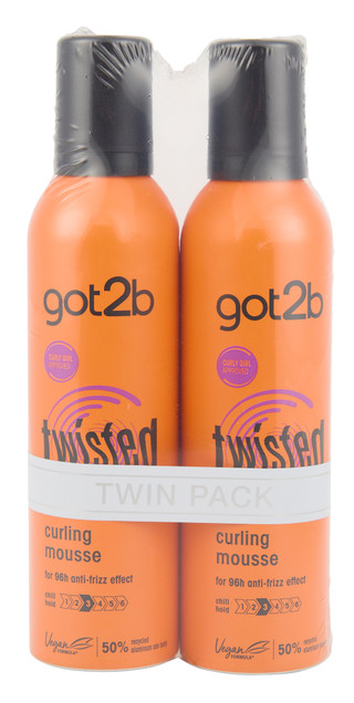 Thumbnail 1: Got 2 B 2 Pk 8.4 oz Curling Mousse  
